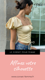 TOP CORSET MANCHES COURTES BOUFFANTES ISABELLA