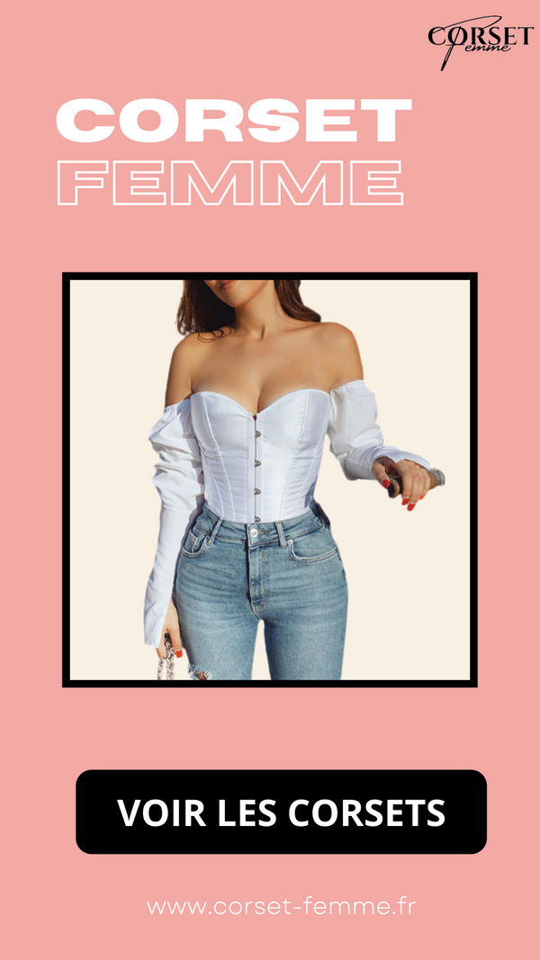 TOP CORSET BUSTIER MANCHE LONGUE DIANA