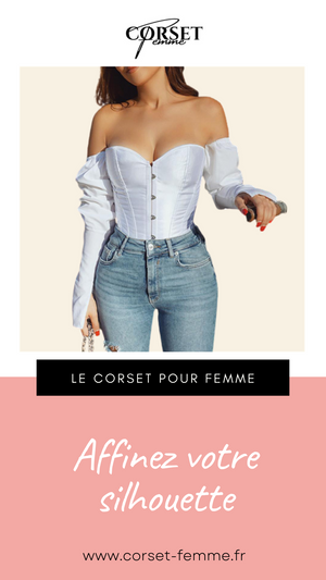 TOP CORSET BUSTIER MANCHE LONGUE DIANA