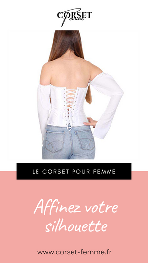 TOP CORSET BUSTIER MANCHE LONGUE DIANA