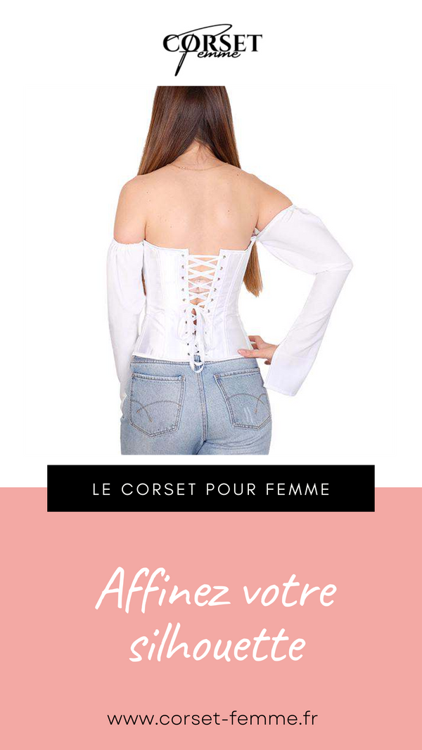 TOP CORSET BUSTIER MANCHE LONGUE DIANA