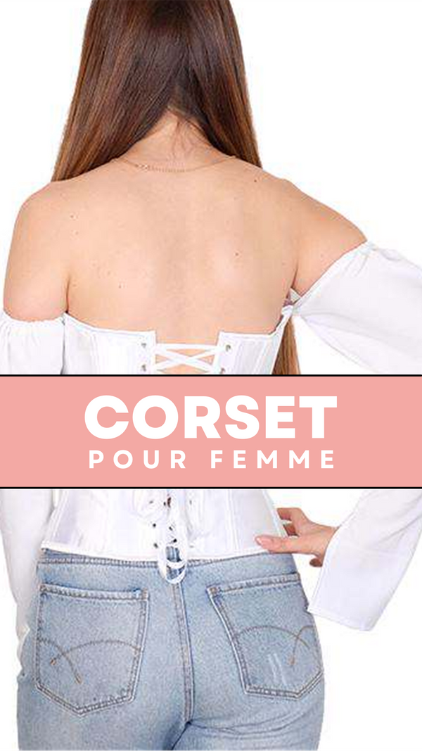 TOP CORSET BUSTIER MANCHE LONGUE DIANA