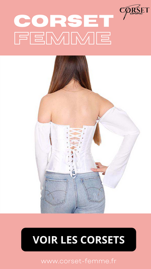 TOP CORSET BUSTIER MANCHE LONGUE DIANA
