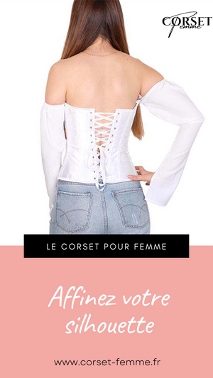 TOP CORSET BUSTIER MANCHE LONGUE DIANA