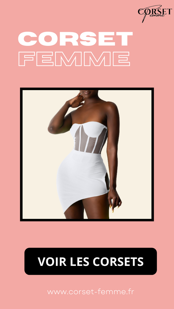 ROBE COURTE CHIC SANS BRETELLES (BLANC)