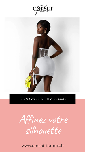ROBE COURTE CHIC SANS BRETELLES (BLANC)