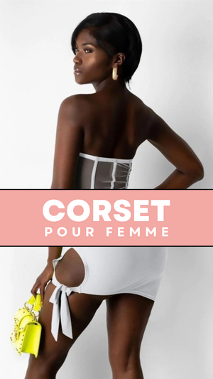 ROBE COURTE CHIC SANS BRETELLES (BLANC)