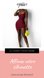 ROBE COURTE CHIC SANS BRETELLES (ROSE)