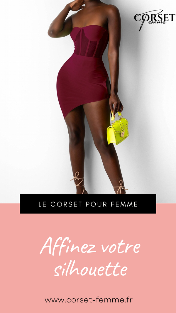 ROBE COURTE CHIC SANS BRETELLES (ROSE)
