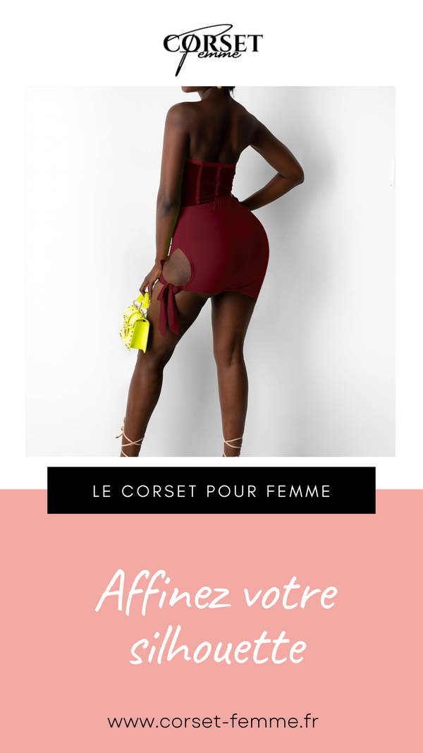 ROBE COURTE CHIC SANS BRETELLES (ROSE)