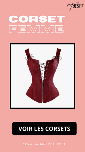 CORSET SEXY À BRETELLES MELANI