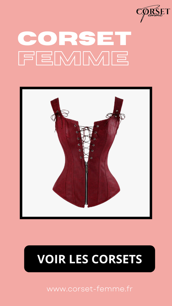 CORSET SEXY À BRETELLES MELANI