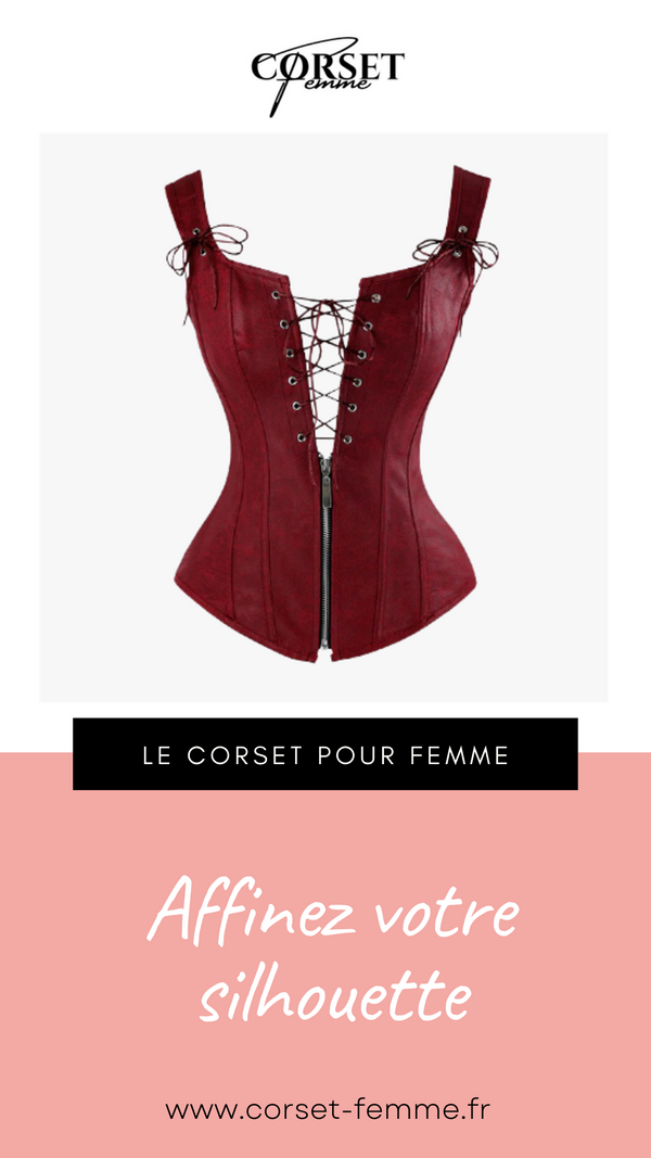 CORSET SEXY À BRETELLES MELANI
