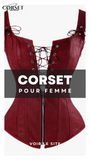 CORSET SEXY À BRETELLES MELANI