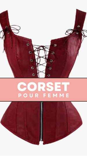 CORSET SEXY À BRETELLES MELANI