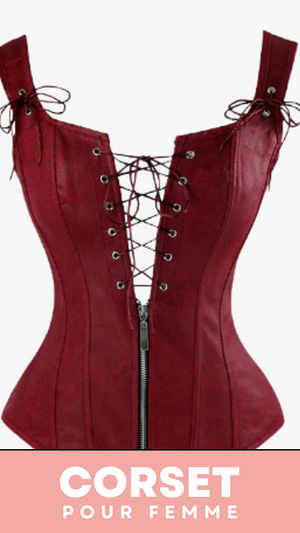 CORSET SEXY À BRETELLES MELANI