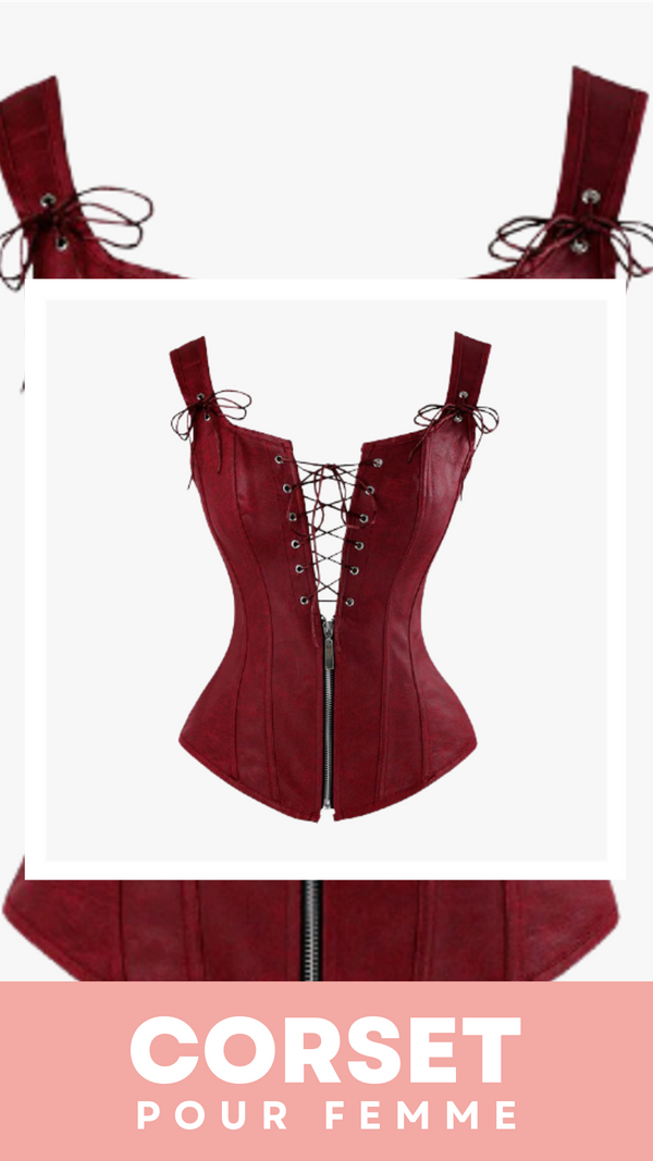 CORSET SEXY À BRETELLES MELANI