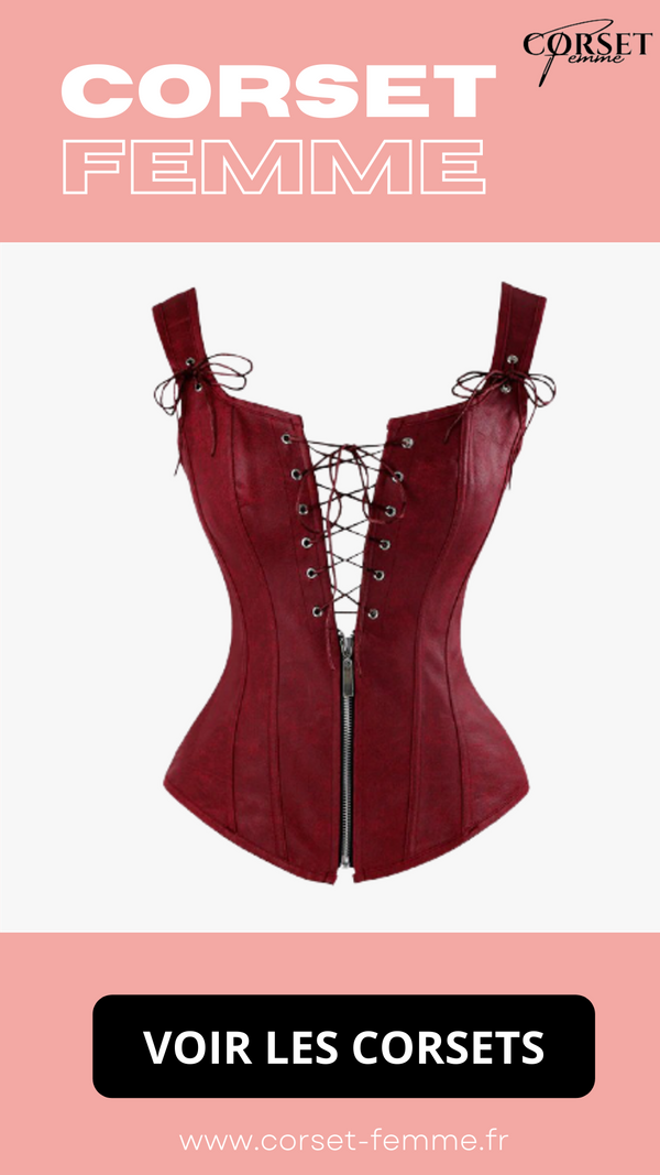 CORSET SEXY À BRETELLES MELANI