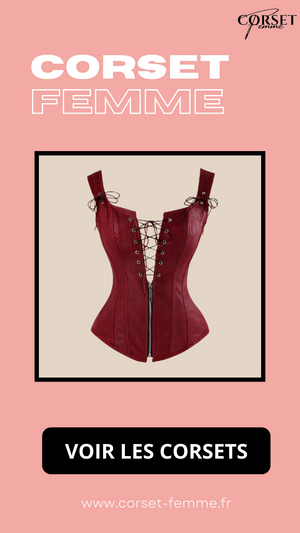CORSET SEXY À BRETELLES MELANI