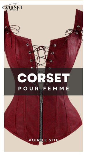 CORSET SEXY À BRETELLES MELANI