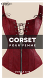 CORSET SEXY À BRETELLES MELANI