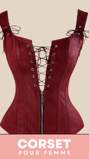 CORSET SEXY À BRETELLES MELANI