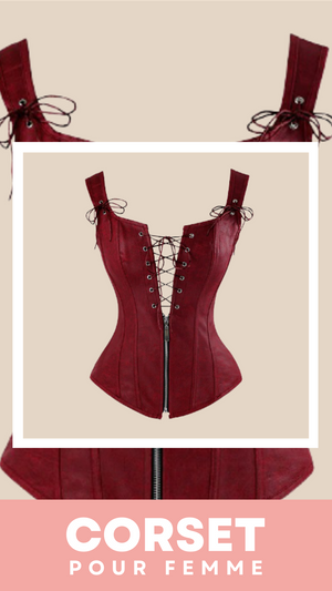 CORSET SEXY À BRETELLES MELANI