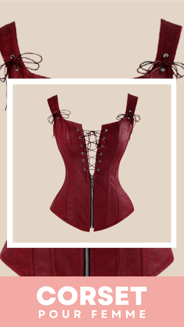 CORSET SEXY À BRETELLES MELANI