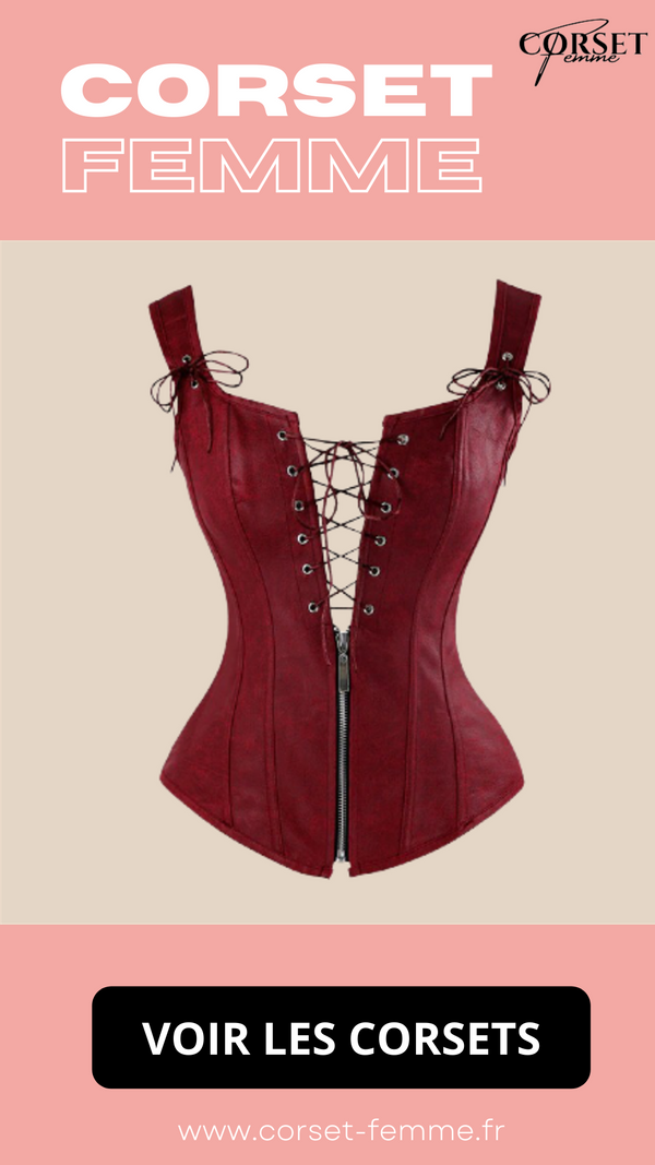 CORSET SEXY À BRETELLES MELANI
