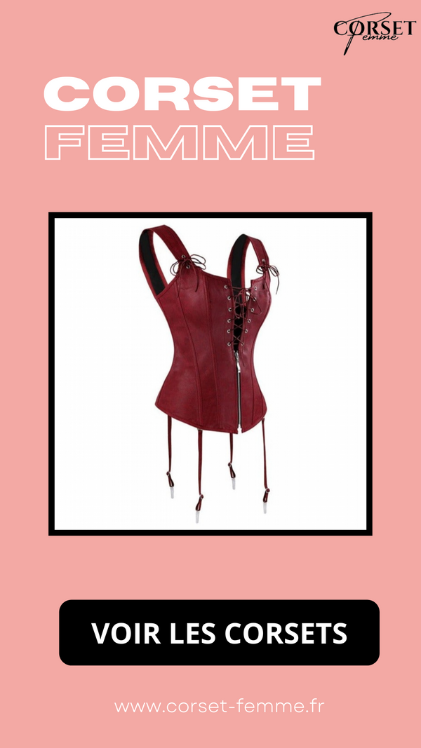 CORSET SEXY À BRETELLES MELANI