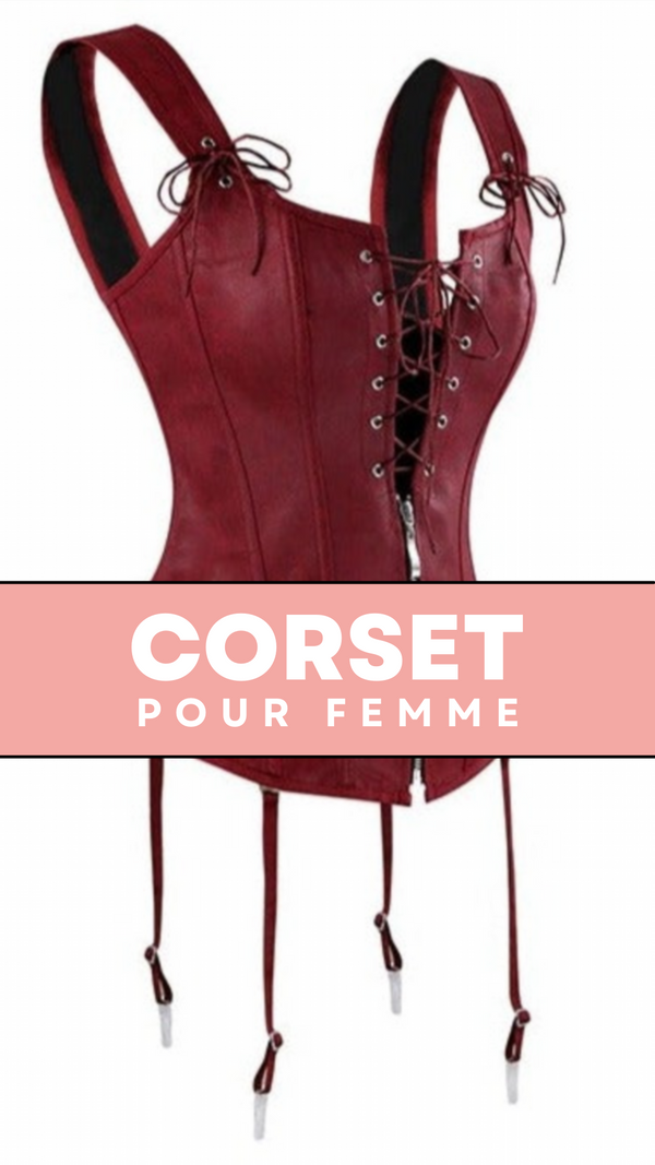 CORSET SEXY À BRETELLES MELANI
