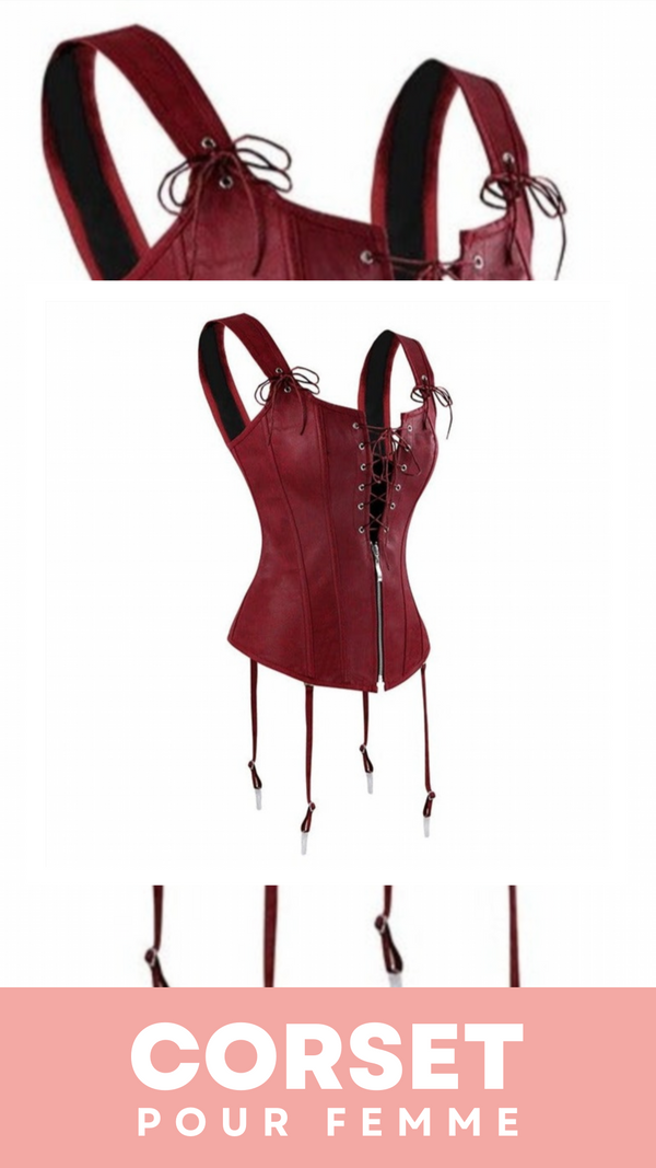 CORSET SEXY À BRETELLES MELANI