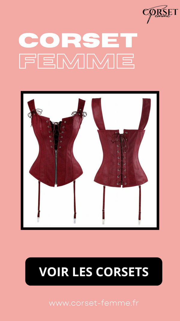 CORSET SEXY À BRETELLES MELANI