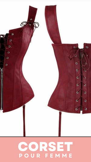 CORSET SEXY À BRETELLES MELANI