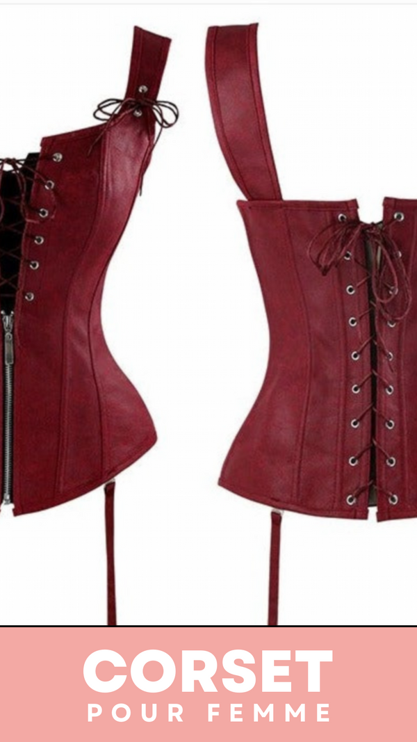 CORSET SEXY À BRETELLES MELANI