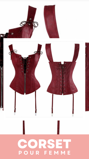 CORSET SEXY À BRETELLES MELANI